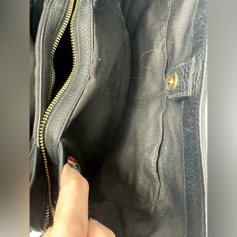 Coach New York Black Leather Purse Shoulder Bag EUC​​ - Picture 10 of 11